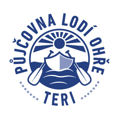 pujcovna lodi ohre teri logo